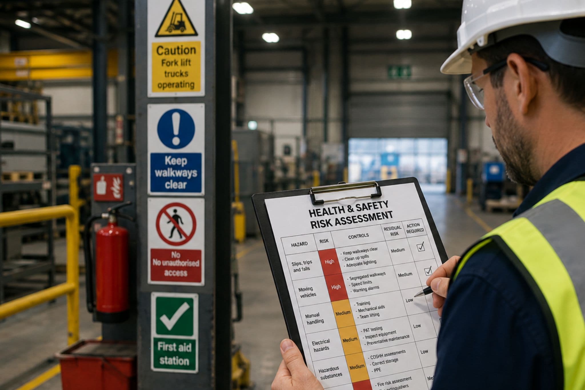 Health and safety risk assessment Southampton