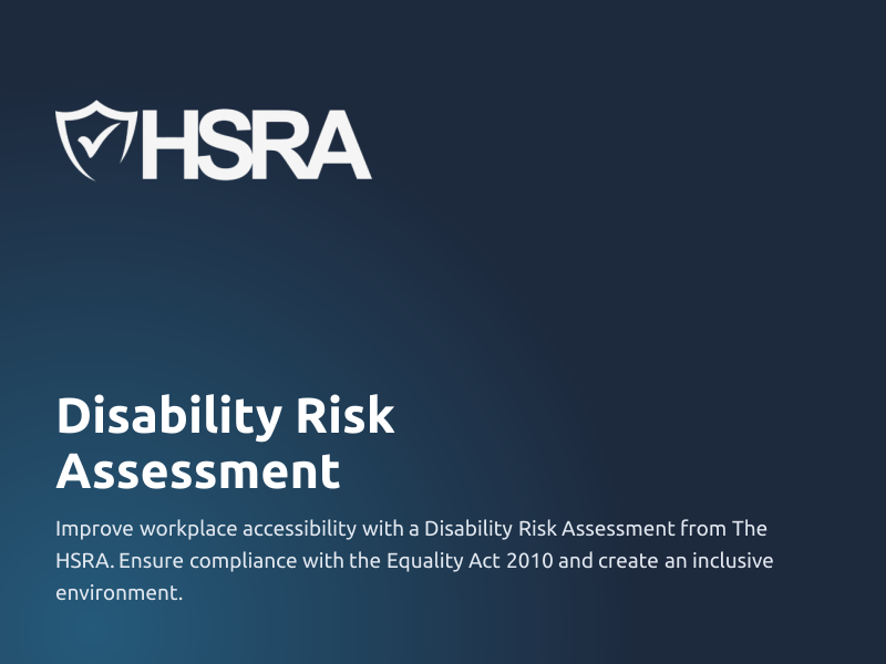 Disability Risk Assessment Template Disability Risk Assessment | Workplace Accessibility | The HSR
